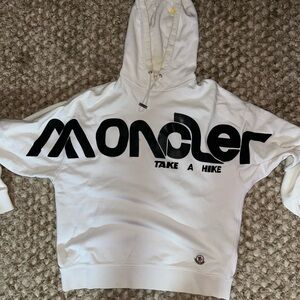 Moncler Genius White Hoodie mens Medium
